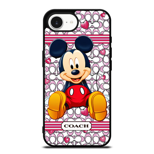 COACH MICKEY MOUSE 4 iPhone 16e Case Cover