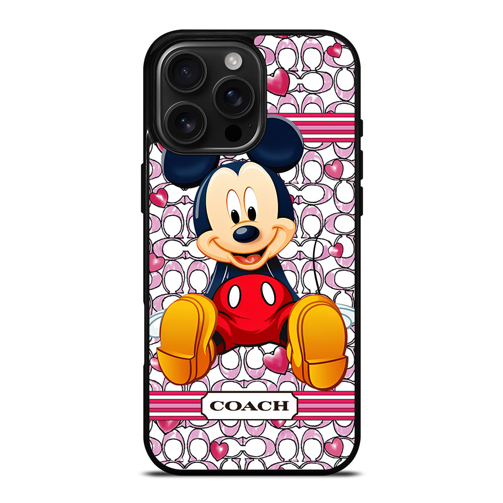 COACH MICKEY MOUSE 4 iPhone 16 Pro Max Case Cover