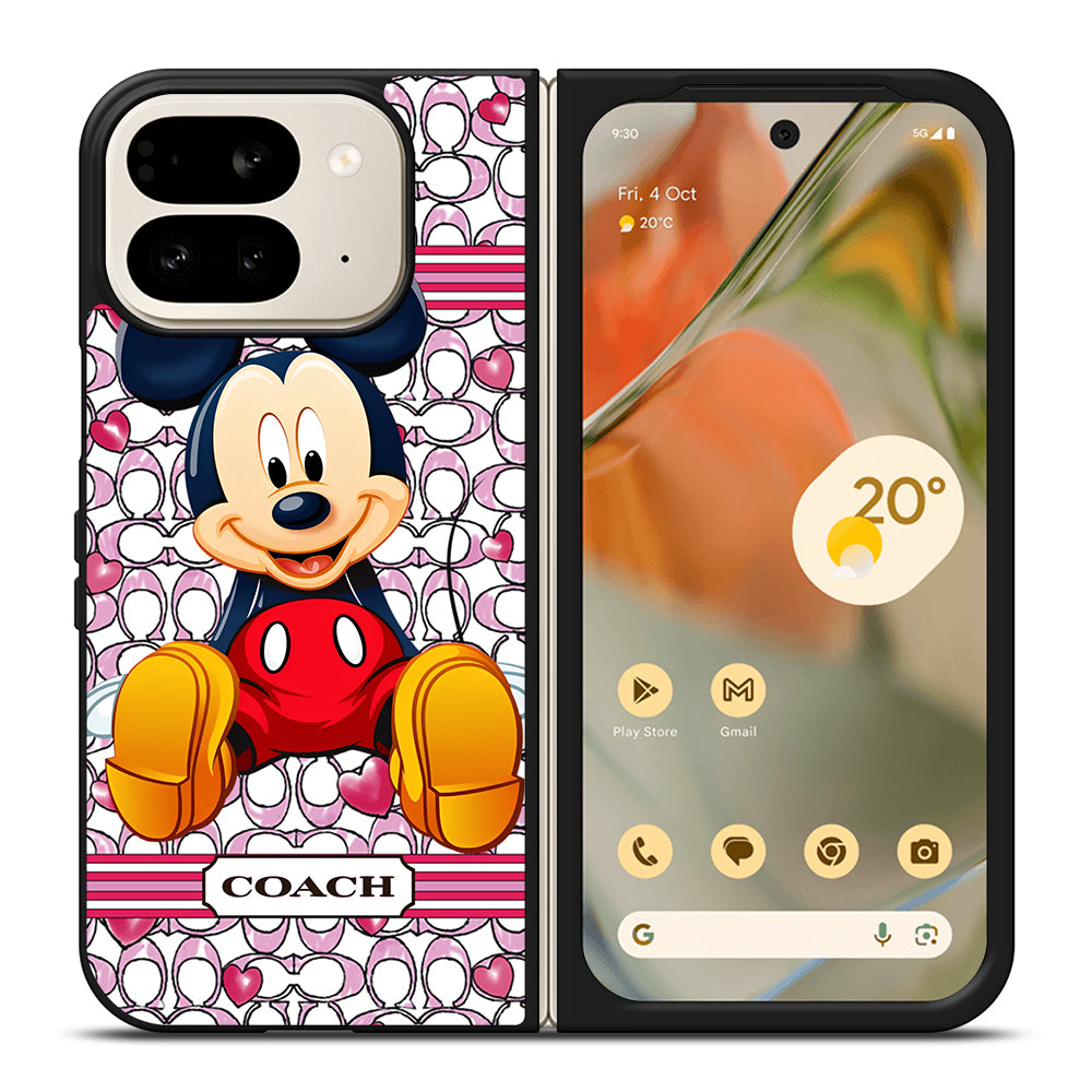 COACH MICKEY MOUSE 4 Google Pixel 9 Pro Fold Case Cover
