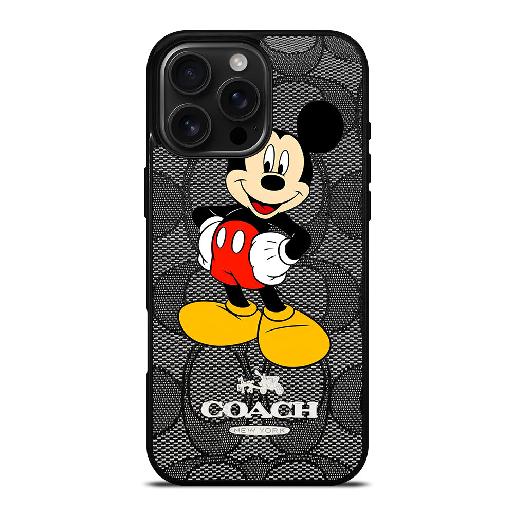 COACH MICKEY MOUSE CARTOON 2 iPhone 16 Pro Max Case Cover