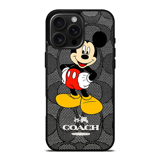 COACH MICKEY MOUSE CARTOON 2 iPhone 16 Pro Max Case Cover