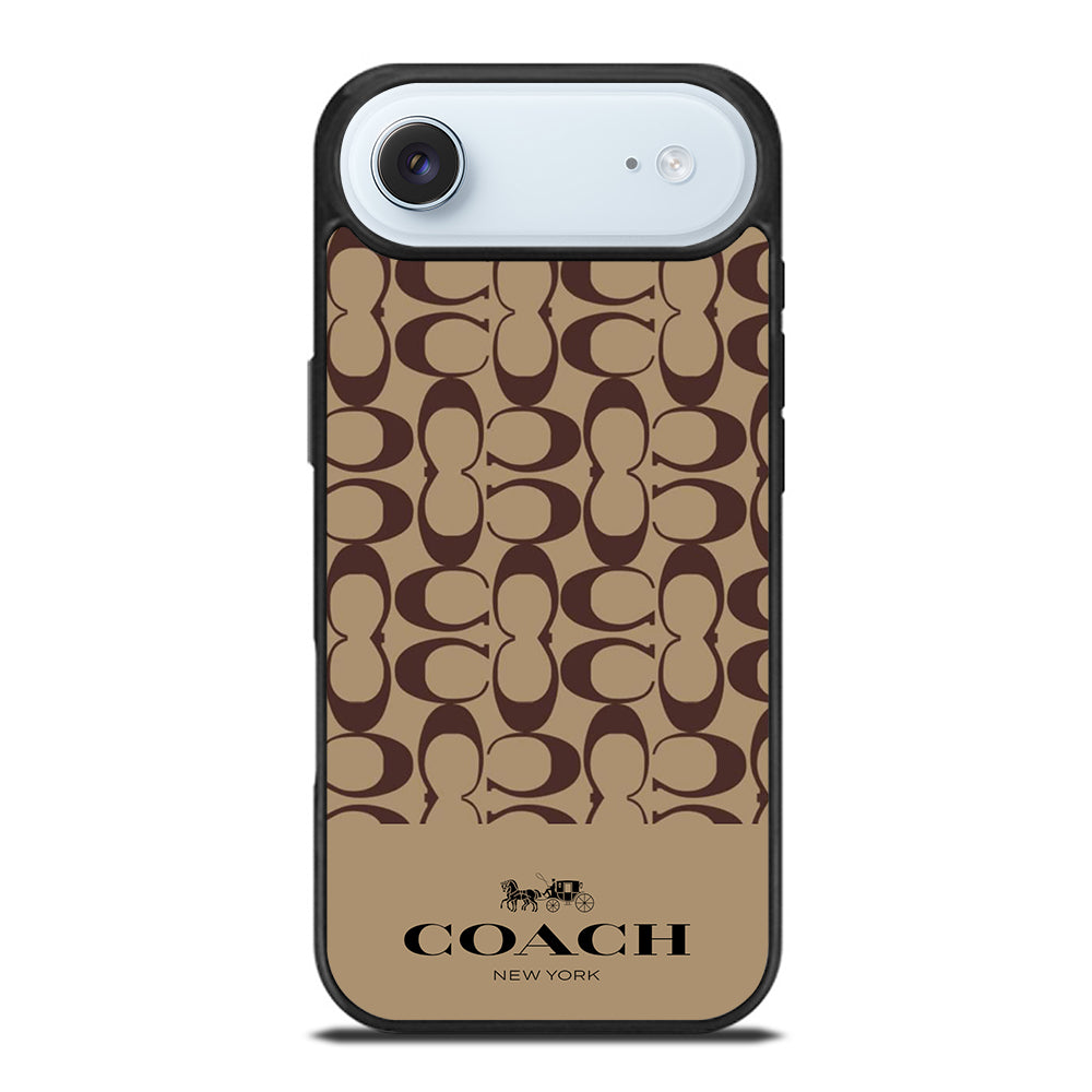 COACH NEW YORK BROWN PATTERN iPhone Air Case Cover