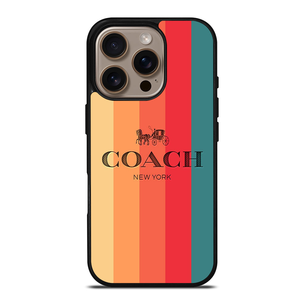 COACH NEW YORK LOGO iPhone 16 Pro Case Cover