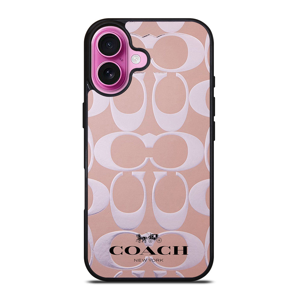 COACH NEW YORK PATTERN iPhone 16 Plus Case Cover