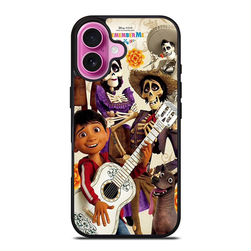 COCO GUITAR CARTOON iPhone 16 Plus Case Cover