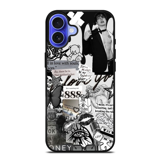 COLBY BROCK YOUTUBER COLLAGE 1 iPhone 16 Case Cover