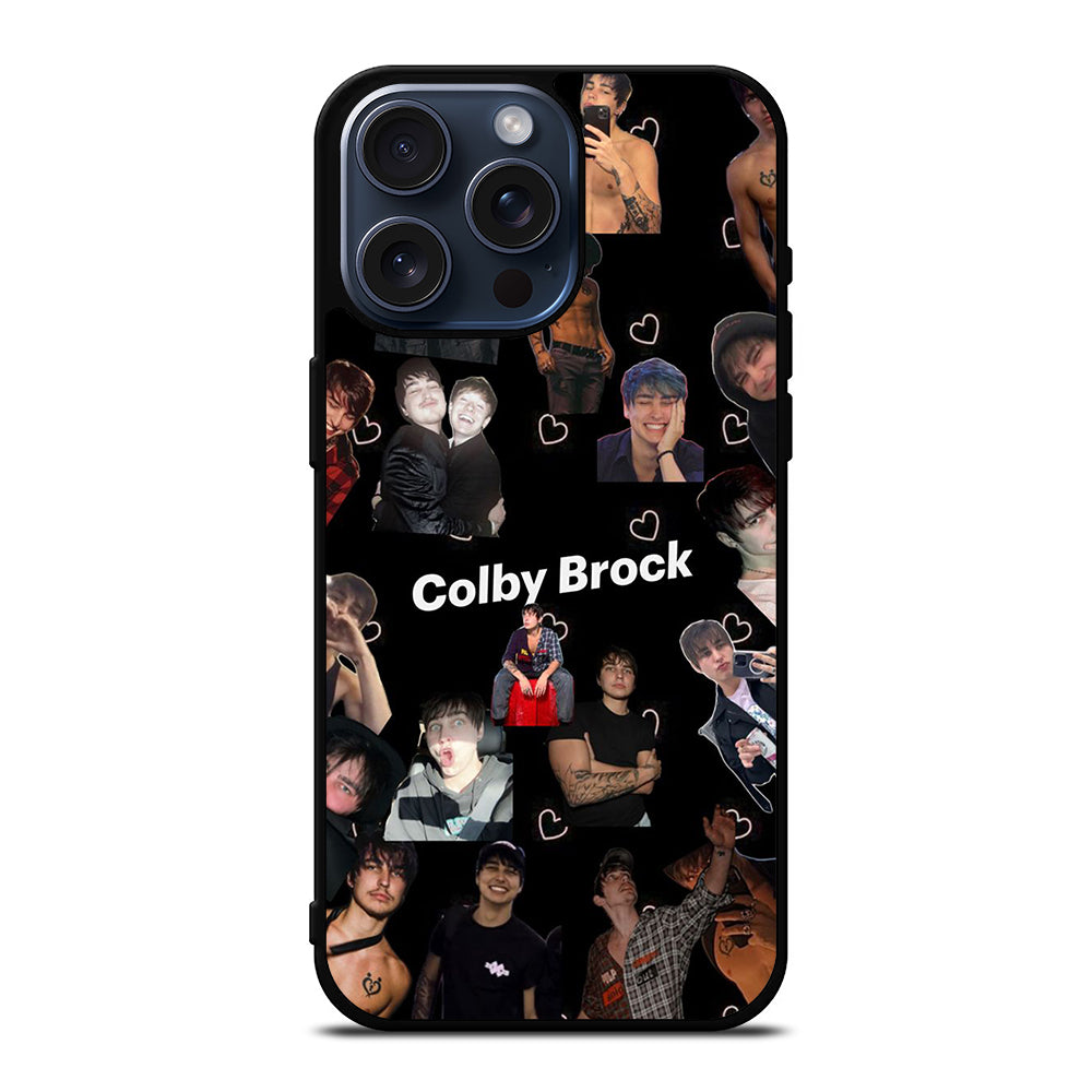 COLBY BROCK YOUTUBER COLLAGE 2 iPhone 15 Pro Max Case Cover