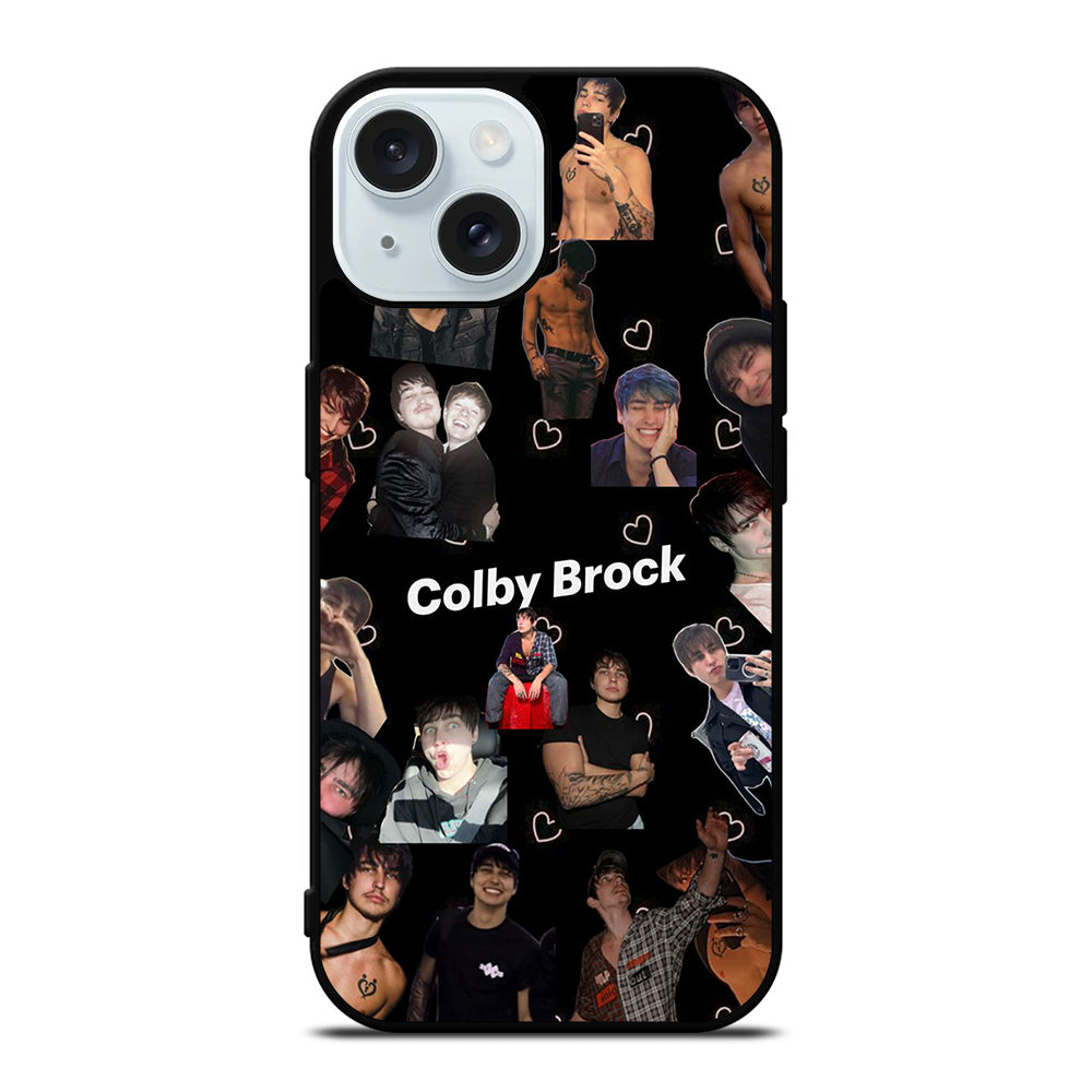 COLBY BROCK YOUTUBER COLLAGE 2 iPhone 15 Case Cover