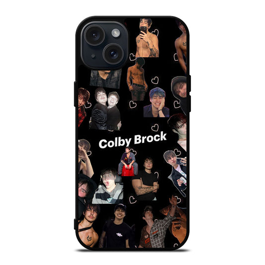 COLBY BROCK YOUTUBER COLLAGE 2 iPhone 15 Plus Case Cover