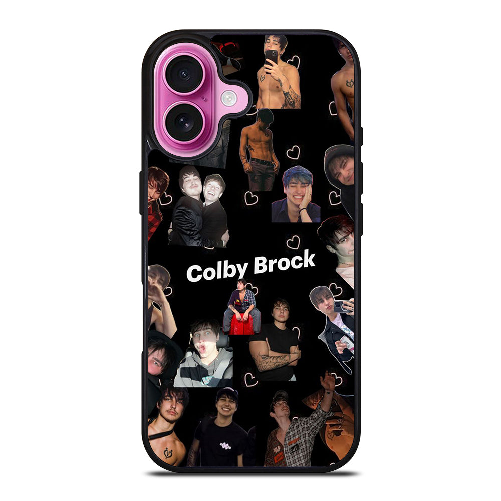 COLBY BROCK YOUTUBER COLLAGE 2 iPhone 16 Plus Case Cover