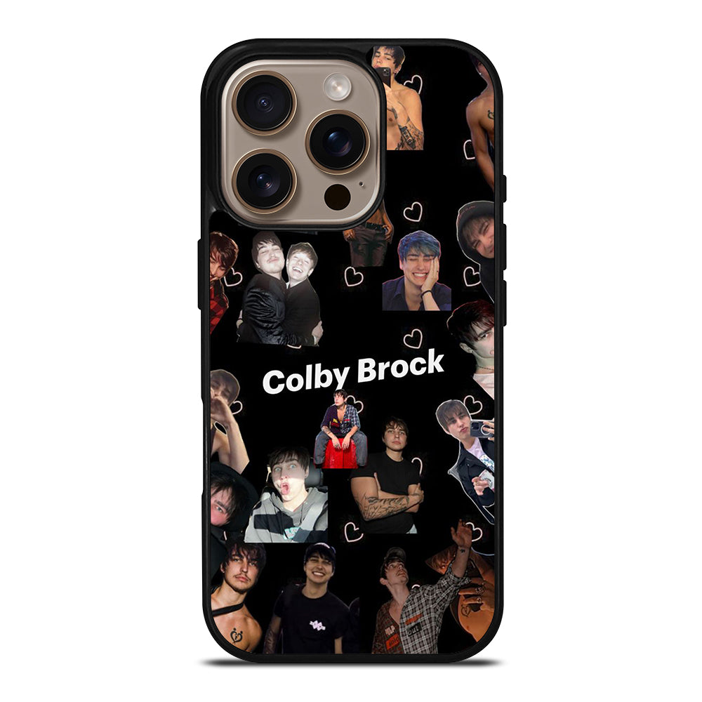 COLBY BROCK YOUTUBER COLLAGE 2 iPhone 16 Pro Case Cover