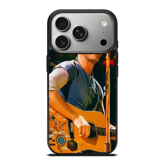 COLDPLAY CHRIS MARTIN GUITAR iPhone 17 Pro Case Cover