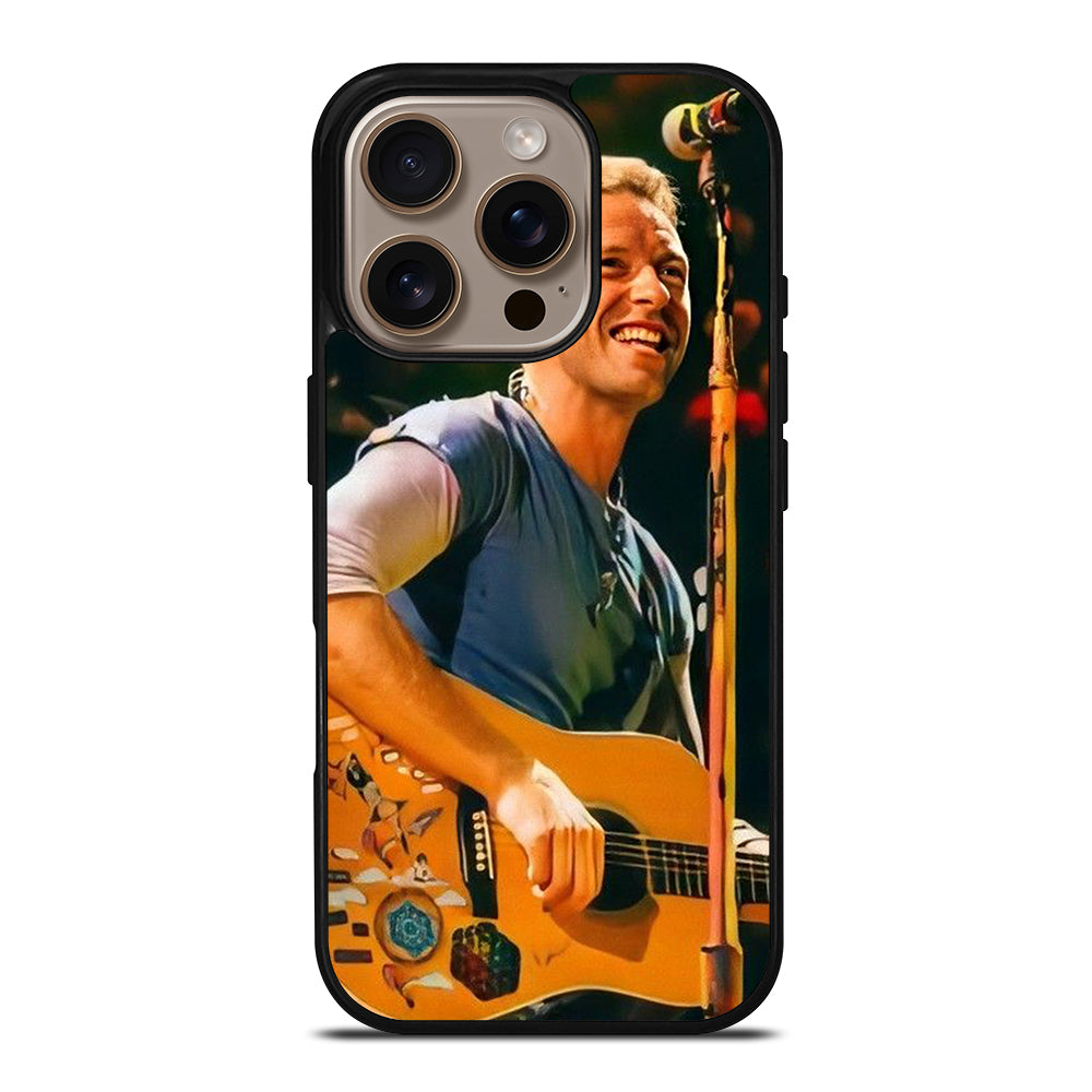 COLDPLAY CHRIS MARTIN GUITAR iPhone 16 Pro Case Cover