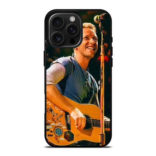 COLDPLAY CHRIS MARTIN GUITAR iPhone 16 Pro Max Case Cover