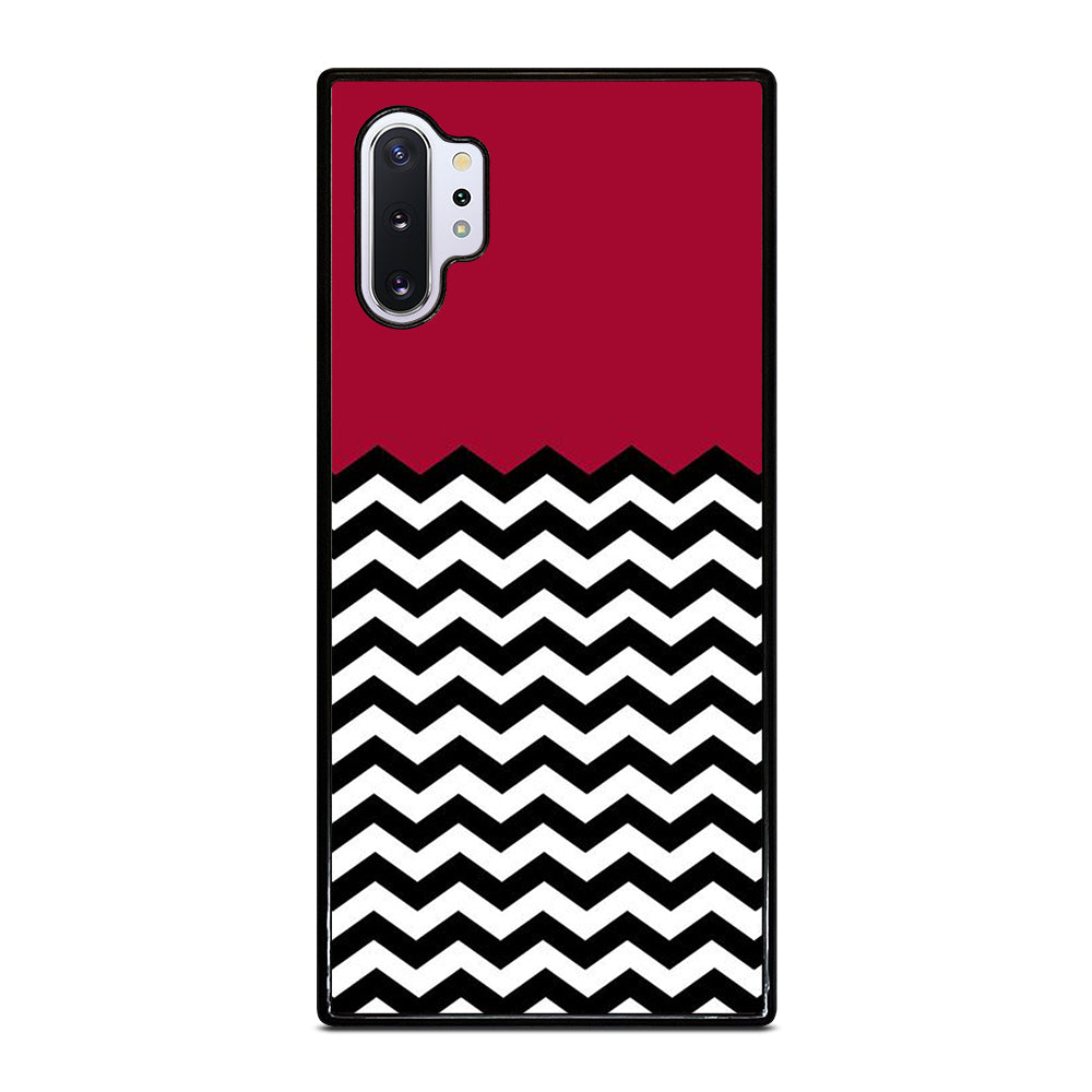 COLORBLOCK DARK RED CHEVRON 1 Samsung Galaxy Note 10 Plus Case Cover