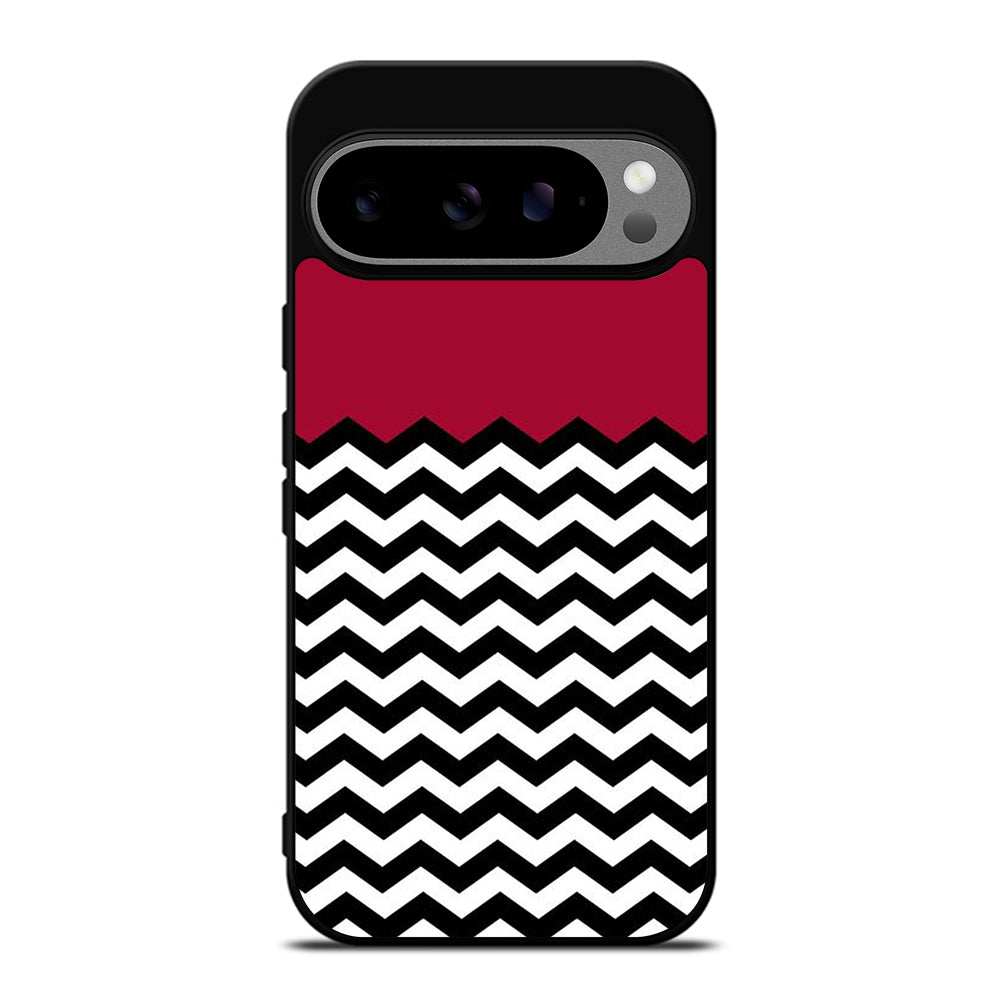 COLORBLOCK DARK RED CHEVRON 1 Google Pixel 9 Pro XL Case Cover