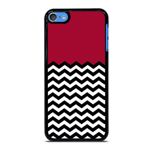 COLORBLOCK DARK RED CHEVRON 1 iPod Touch 7 Case Cover