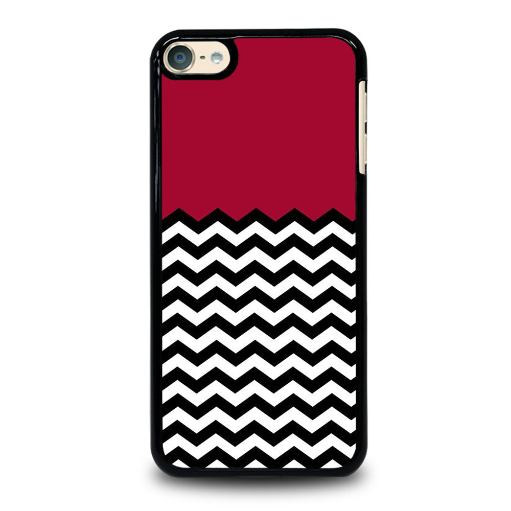 COLORBLOCK DARK RED CHEVRON 1 iPod Touch 6 Case Cover