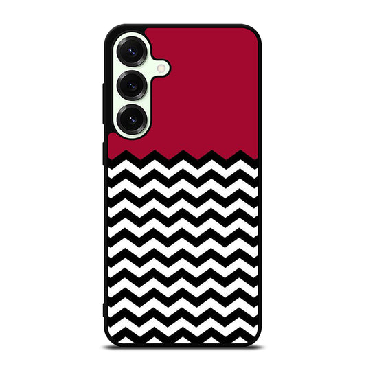 COLORBLOCK DARK RED CHEVRON 1 Samsung Galaxy S25 Plus Case Cover
