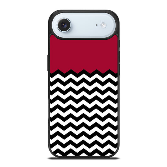 COLORBLOCK DARK RED CHEVRON 1 iPhone Air Case Cover