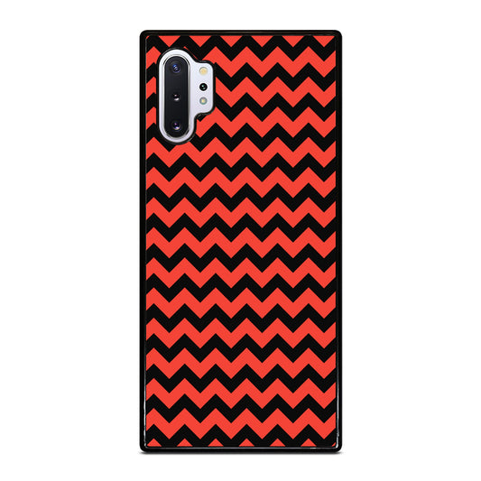 COLORBLOCK DARK RED CHEVRON 2 Samsung Galaxy Note 10 Plus Case Cover