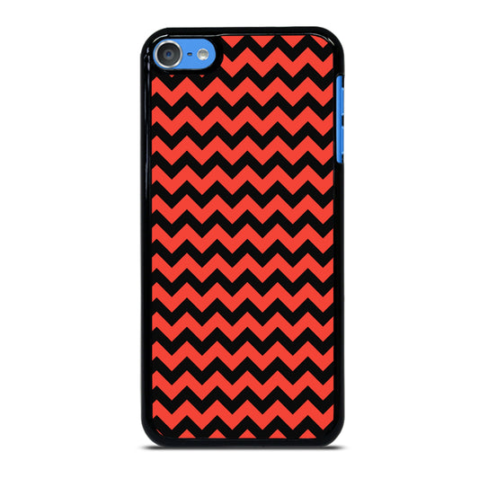 COLORBLOCK DARK RED CHEVRON 2 iPod Touch 7 Case Cover