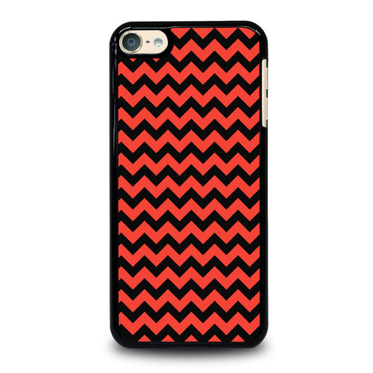 COLORBLOCK DARK RED CHEVRON 2 iPod Touch 6 Case Cover