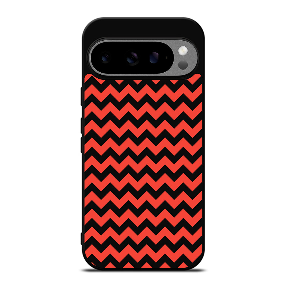 COLORBLOCK DARK RED CHEVRON 2 Google Pixel 9 Pro XL Case Cover
