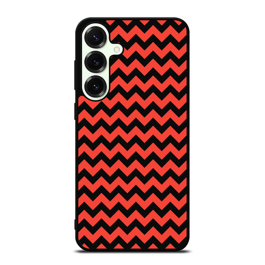 COLORBLOCK DARK RED CHEVRON 2 Samsung Galaxy S25 Plus Case Cover
