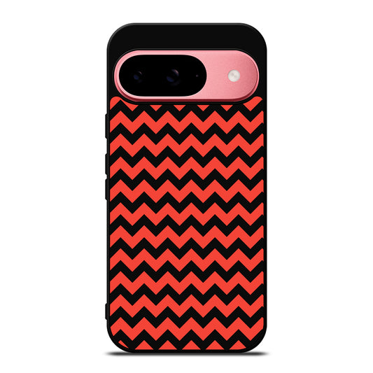 COLORBLOCK DARK RED CHEVRON 2 Google Pixel 9 Case Cover