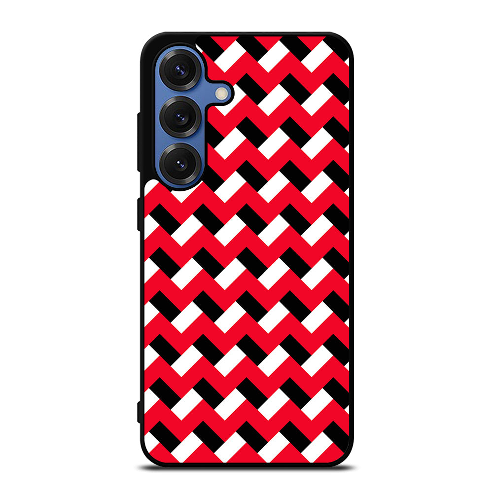 COLORBLOCK DARK RED CHEVRON 3 Samsung Galaxy S25 Case Cover