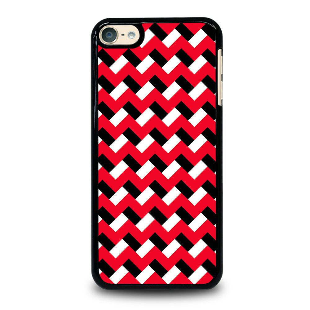 COLORBLOCK DARK RED CHEVRON 3 iPod Touch 6 Case Cover