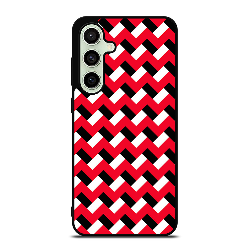 COLORBLOCK DARK RED CHEVRON 3 Samsung Galaxy S24 FE Case Cover