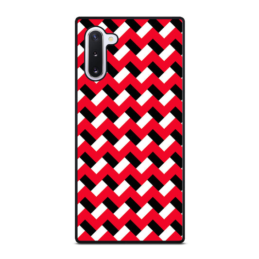 COLORBLOCK DARK RED CHEVRON 3 Samsung Galaxy Note 10 Case Cover