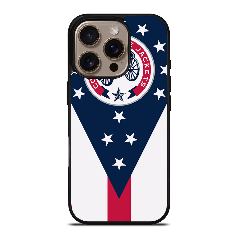 COLUMBUS BLUE JACKETS NHL ICON 2 iPhone 16 Pro Case Cover