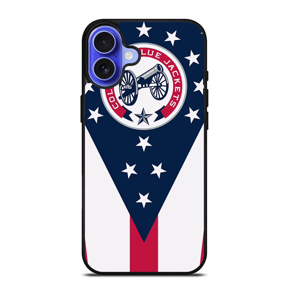 COLUMBUS BLUE JACKETS NHL ICON 2 iPhone 16 Case Cover