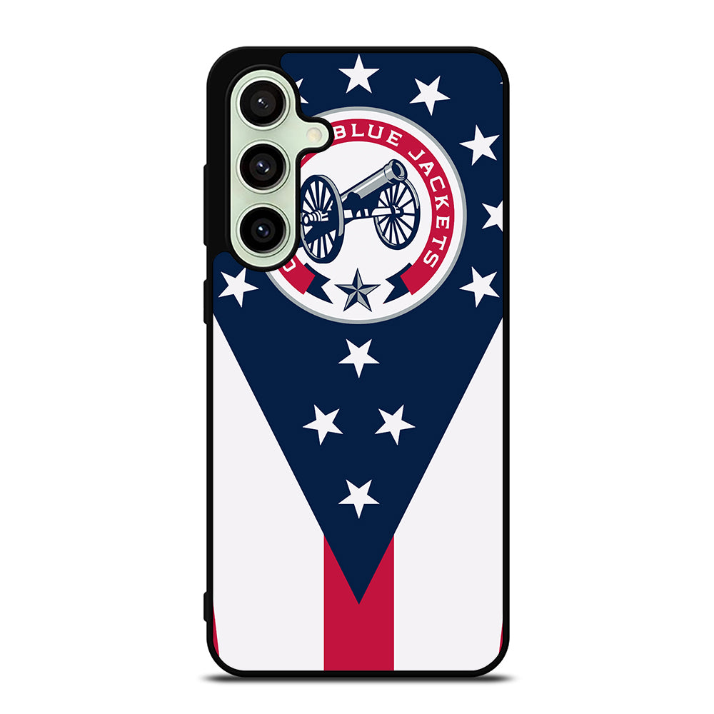 COLUMBUS BLUE JACKETS NHL ICON 2 Samsung Galaxy S24 FE Case Cover