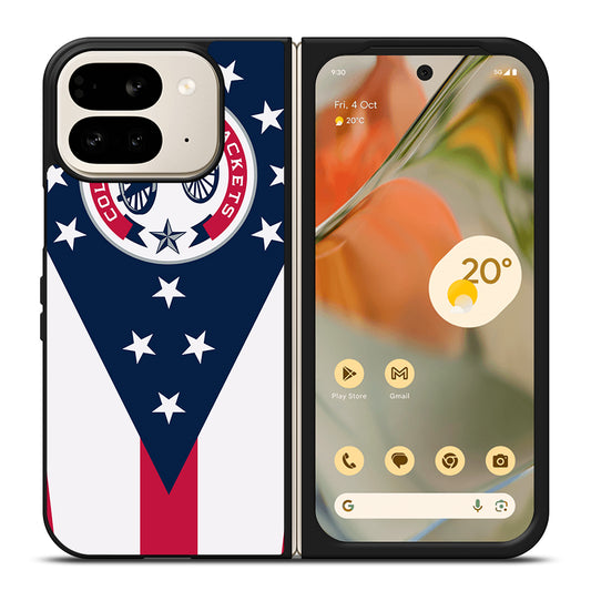 COLUMBUS BLUE JACKETS NHL ICON 2 Google Pixel 9 Pro Fold Case Cover
