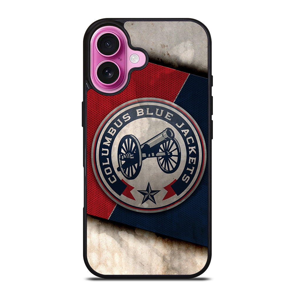 COLUMBUS BLUE JACKETS NHL ICON iPhone 16 Plus Case Cover