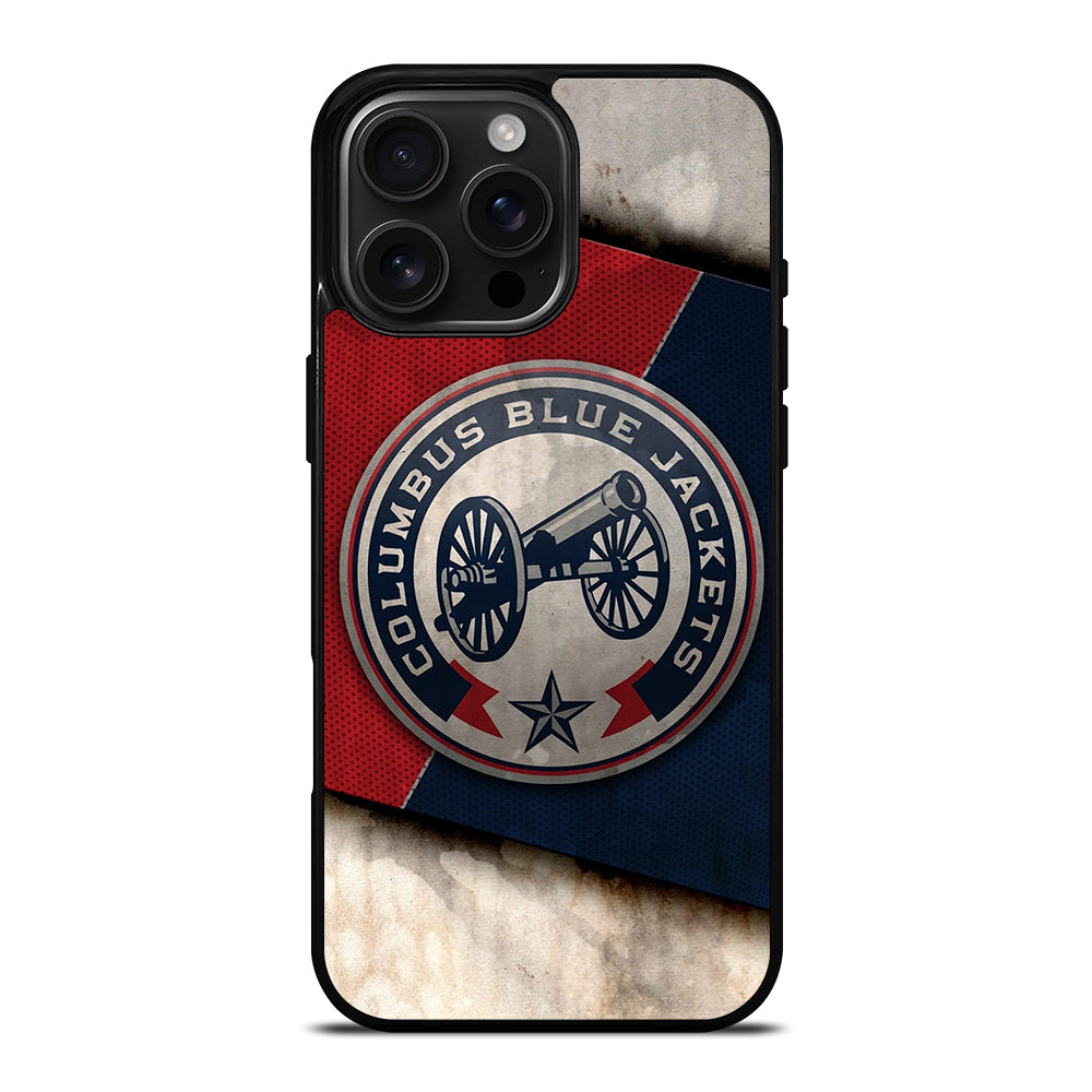 COLUMBUS BLUE JACKETS NHL ICON iPhone 16 Pro Max Case Cover