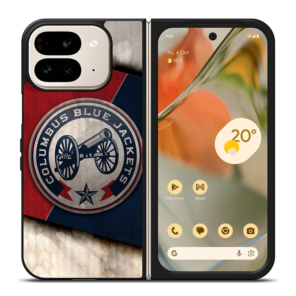 COLUMBUS BLUE JACKETS NHL ICON Google Pixel 9 Pro Fold Case Cover