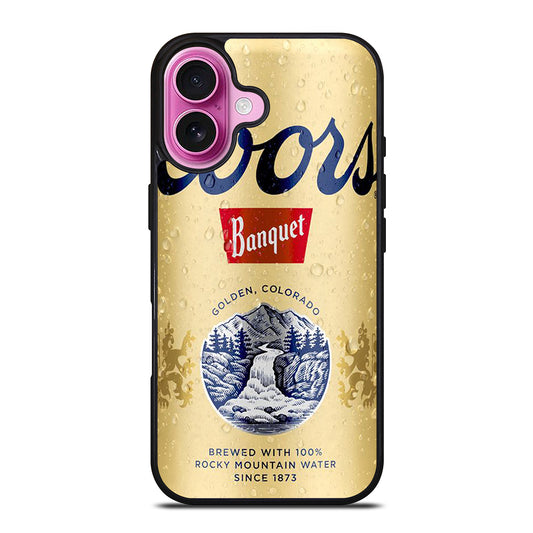 COORS BANQUET 1 iPhone 16 Plus Case Cover