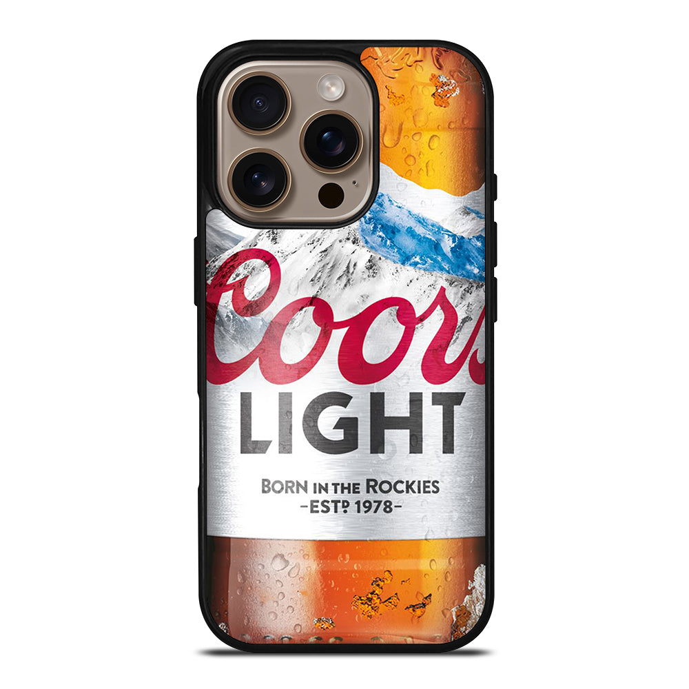 COORS LIGHT BEER BOTTLE 3 iPhone 16 Pro Case Cover