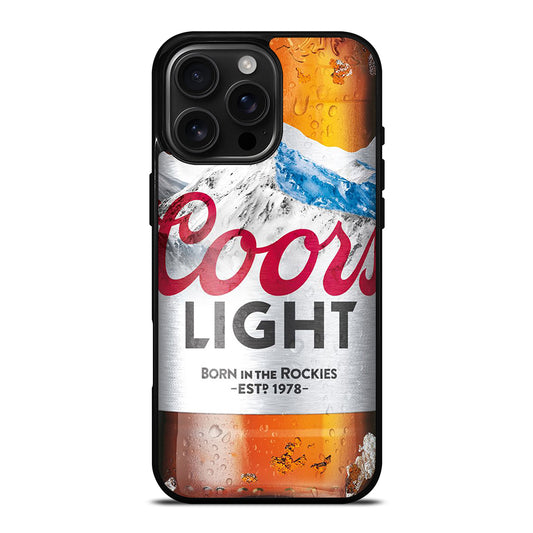 COORS LIGHT BEER BOTTLE 3 iPhone 16 Pro Max Case Cover