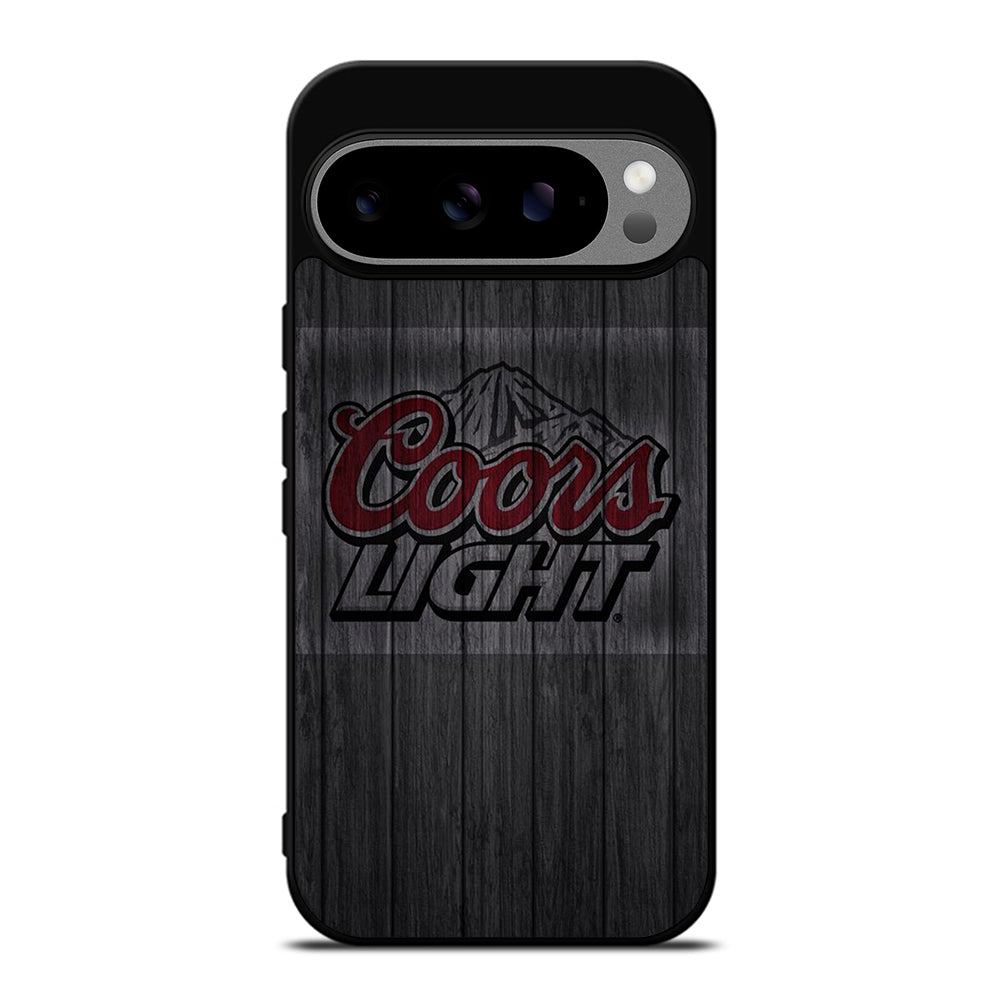 COORS LIGHT BEER WOODEN LOGO Google Pixel 9 Pro XL Case Cover
