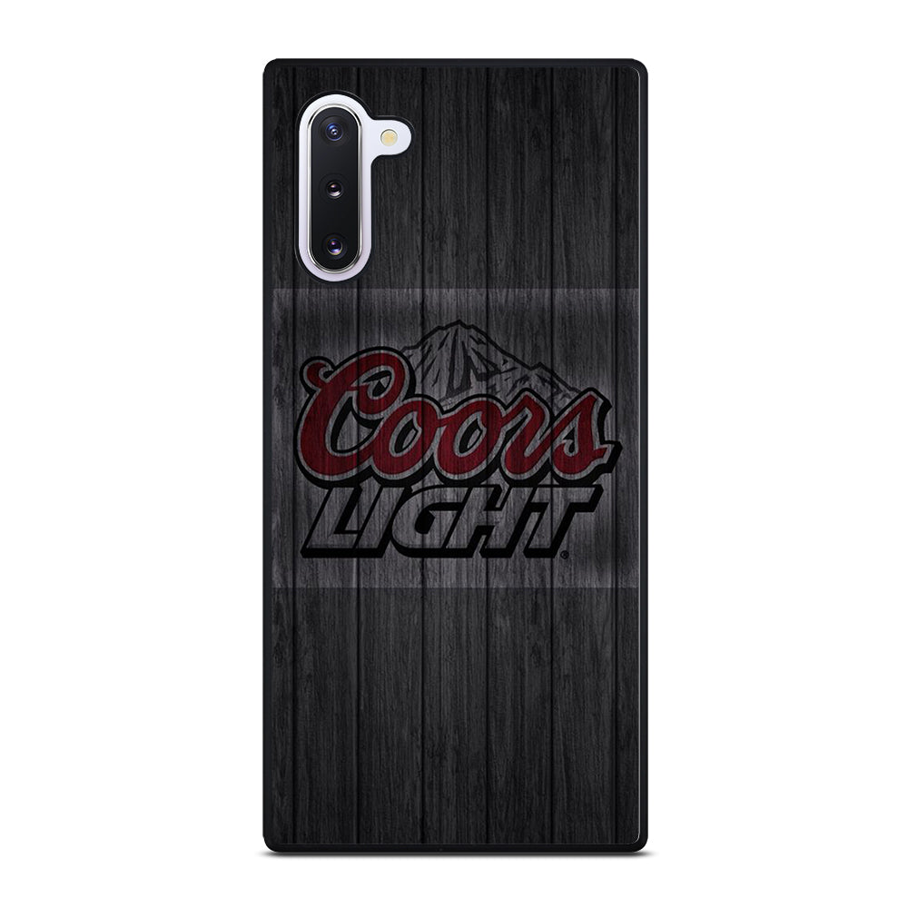 COORS LIGHT BEER WOODEN LOGO Samsung Galaxy Note 10 Case Cover