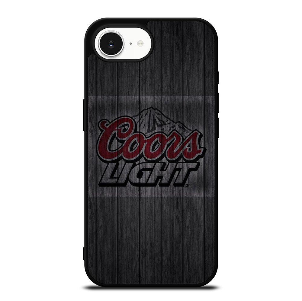 COORS LIGHT BEER WOODEN LOGO iPhone 16e Case Cover