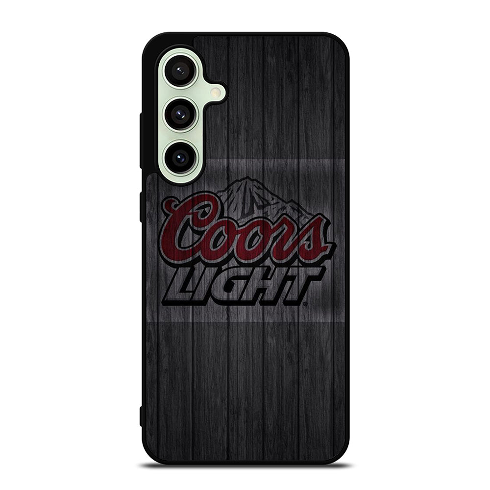 COORS LIGHT BEER WOODEN LOGO Samsung Galaxy S24 FE Case Cover