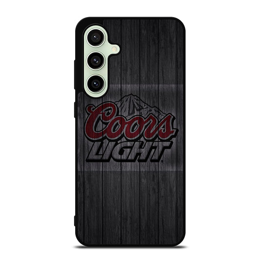 COORS LIGHT BEER WOODEN LOGO Samsung Galaxy S24 FE Case Cover