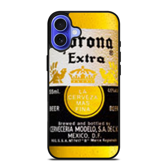 CORONA BEER BOTTLE 2 iPhone 16 Case Cover